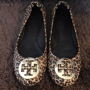 Tory Burch leopard print flats
